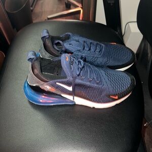 Nike Men's Navy and Black Athletic Shoes